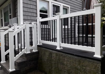 vinyl aluminum deck railing