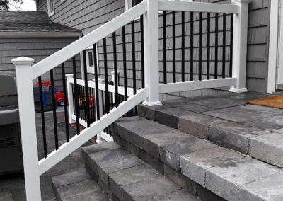 vinyl aluminum stairway handrails