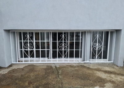 wrought iron window guard