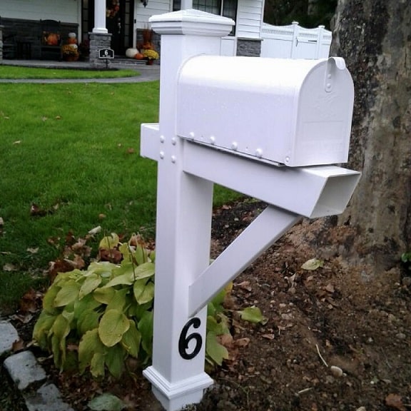 pvc mailbox post